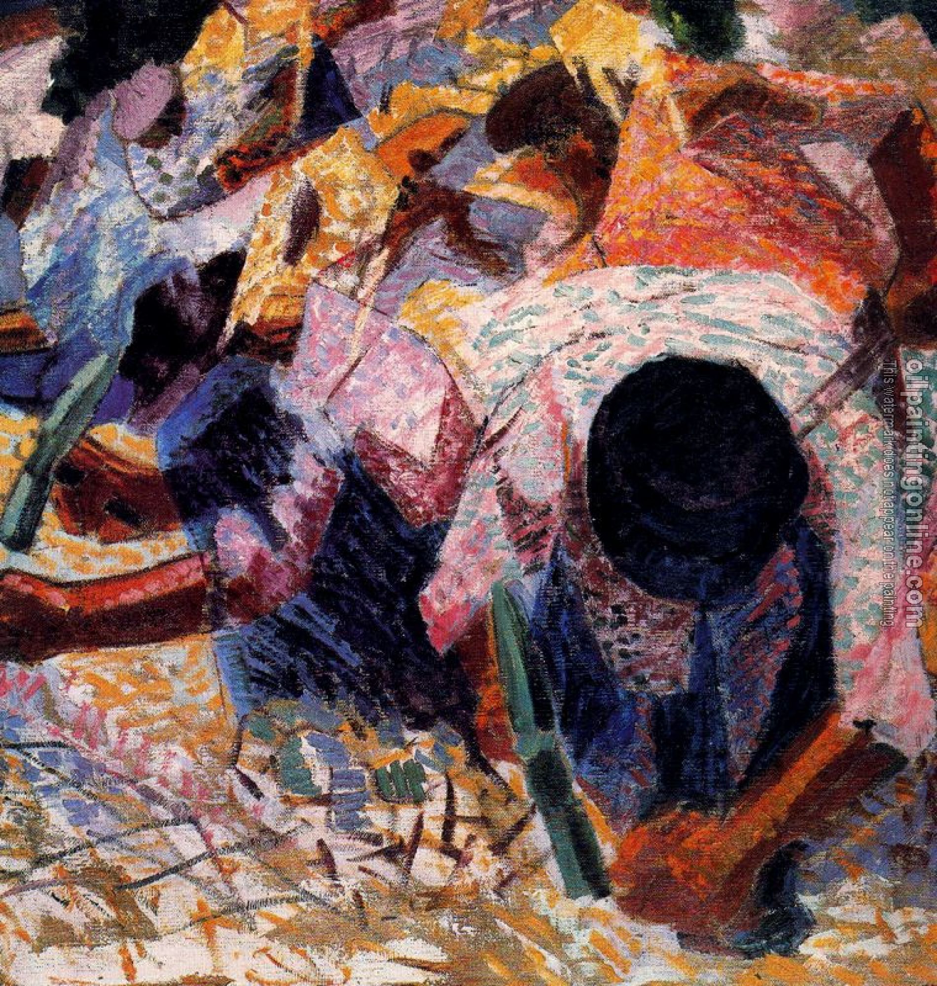 Umberto Boccioni - The Street Pavers